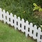 Gardenised Decorative Garden Ornamental Edging Border Lawn Picket Fence Landscape Path Panels, PK 6 QI004109.6 - alternate 6